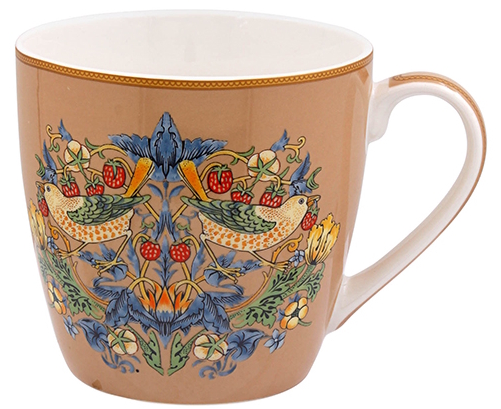 William Morris Strawberry Thief Mix - Frukostmugg - 4 olika färgställningar att välja bland - 4
