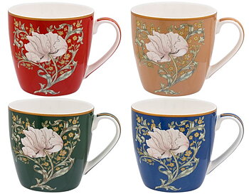 William Morris Pimpernel Mix - Frukostmugg - 4 olika färgställningar att välja bland