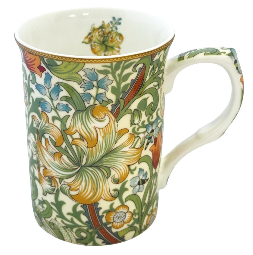 William Morris Golden Lily - Castlemugg i benporslin