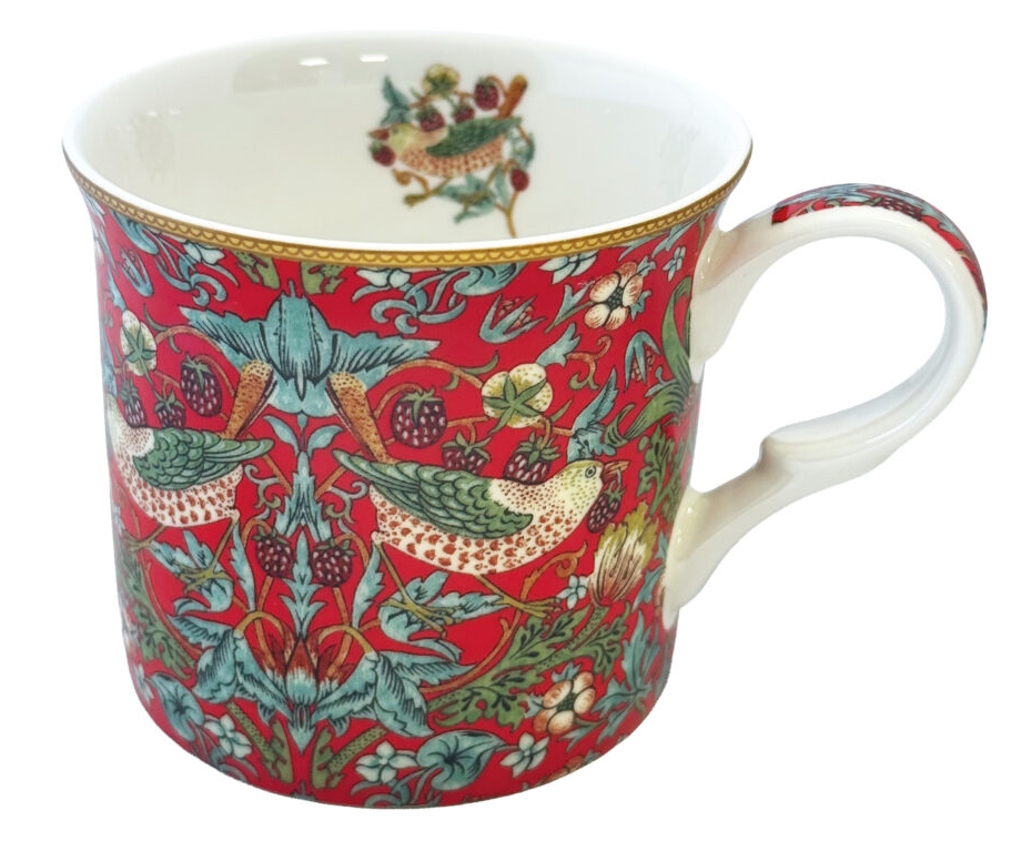 William Morris Strawberry Thief - Palacemugg i benporslin