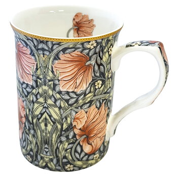 William Morris Pimpernel Blush - Castlemugg i benporslin