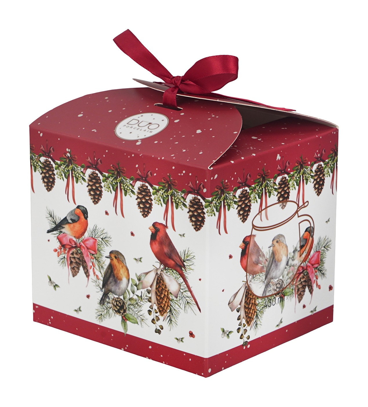 Birds of Winter - Mugg Barrel med tesil (The Art Gallery) - 4