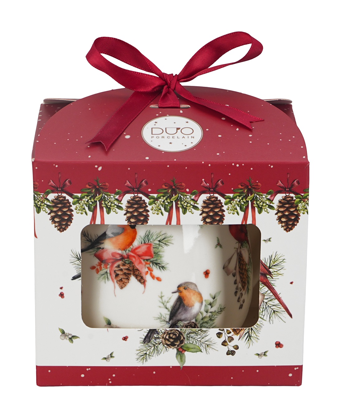 Birds of Winter - Mugg Barrel med tesil (The Art Gallery) - 3