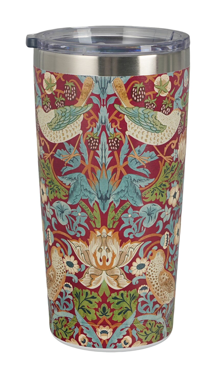 Termosmugg William Morris Strawberry Thief Red 0,6 liter (The Art Gallery) - 3