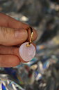 Pebble ljusrosa glitterpearl