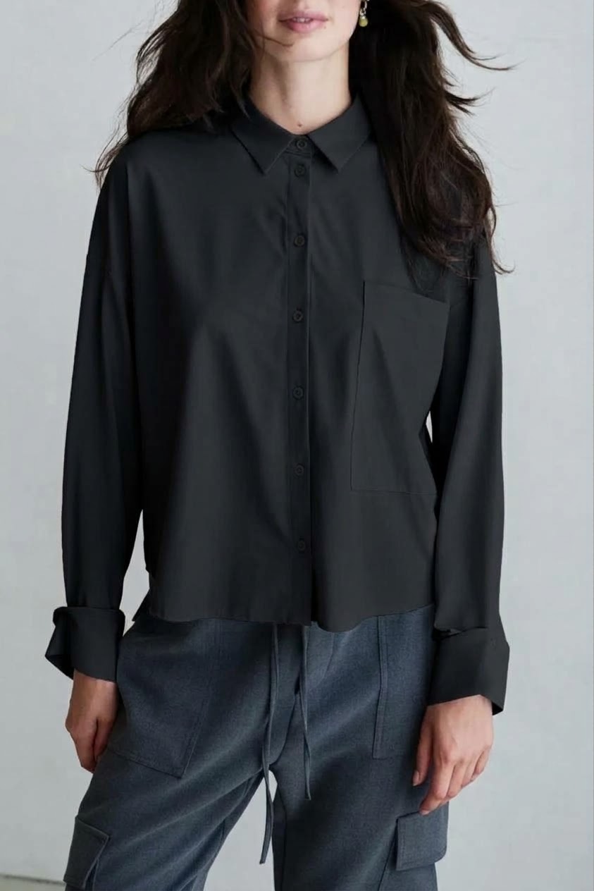 Penn & Ink NY -  Blouse  Black - 2