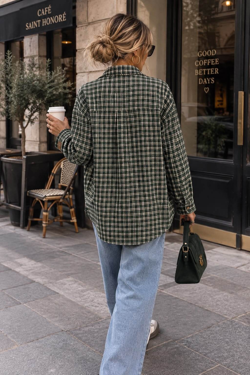 Shirt check Amour green - 2