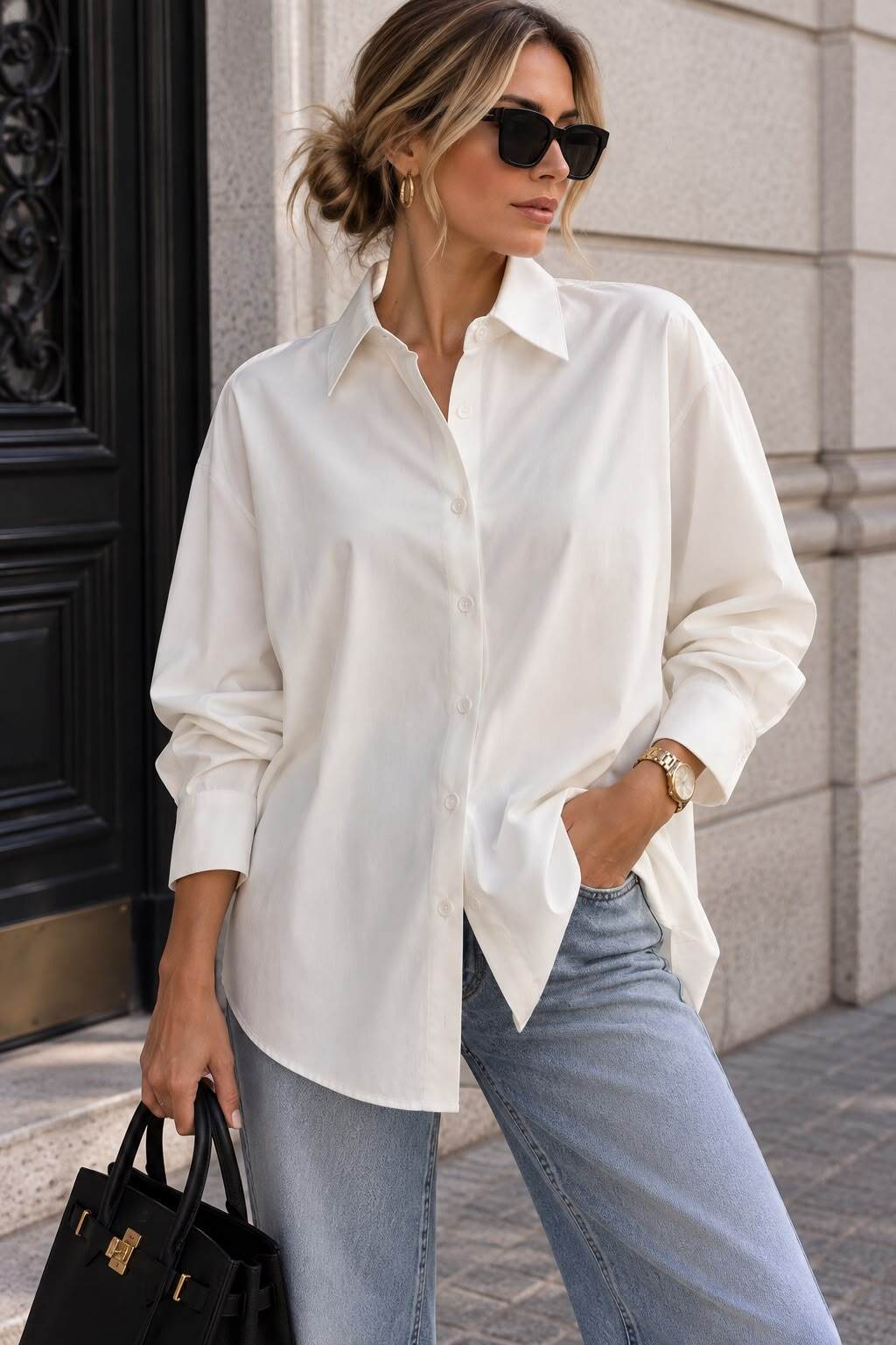 Shirt leopard C white - 2