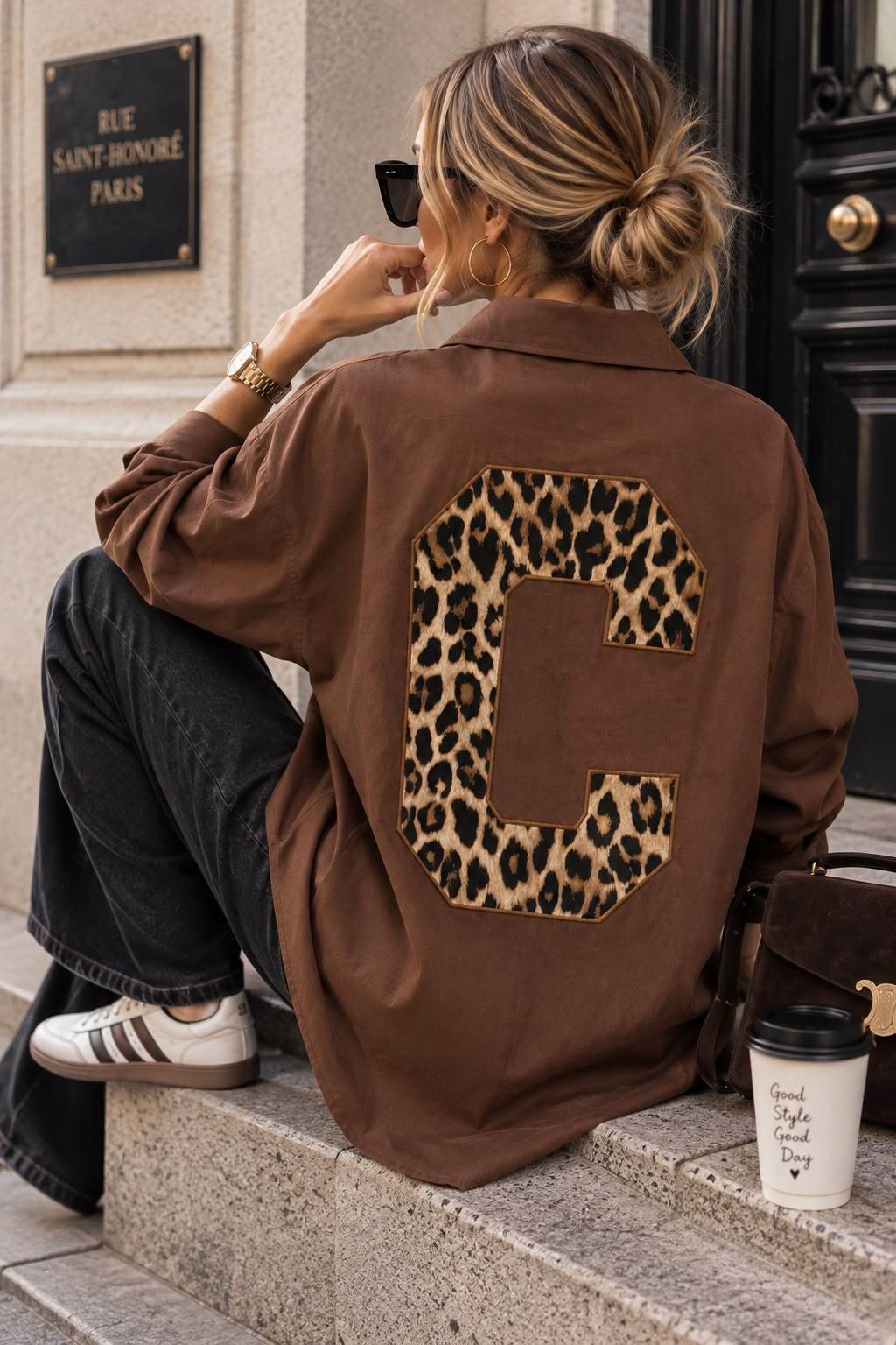 Shirt leopard C brown - 2