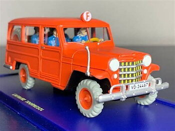Tin Tin   Willys Overland JeepStations Wagon  1:43