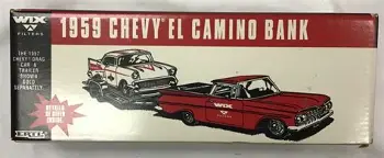 Wix/Ertl   Chevrolet EL Camino 1959 + Cheva 1957 Drag Car + Trailer  1:24 - 4