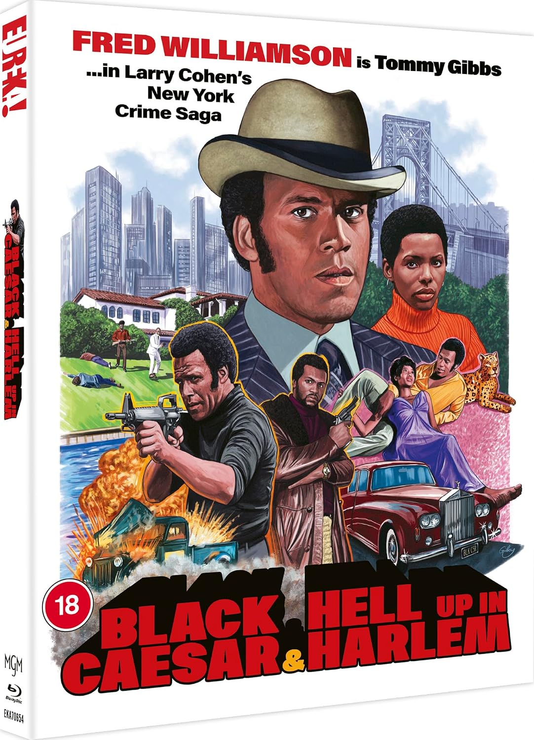 Black Caesar / Hell Up In Harlem (Limited Edition) (ej svensk text) (Blu-ray)
