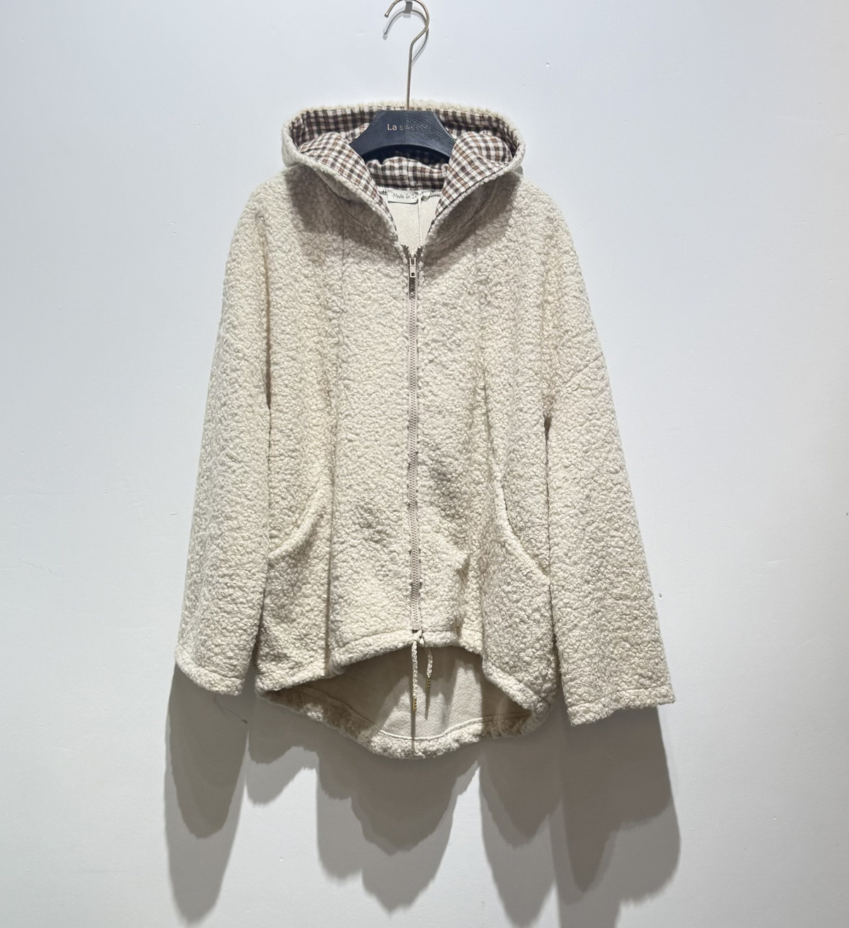 Teddy jacket Sunday Club off-white - 2