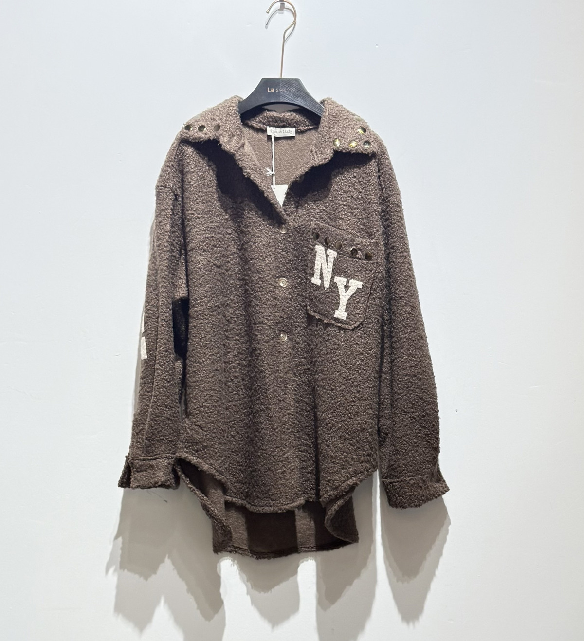 Teddy Jacket New York brown - 2
