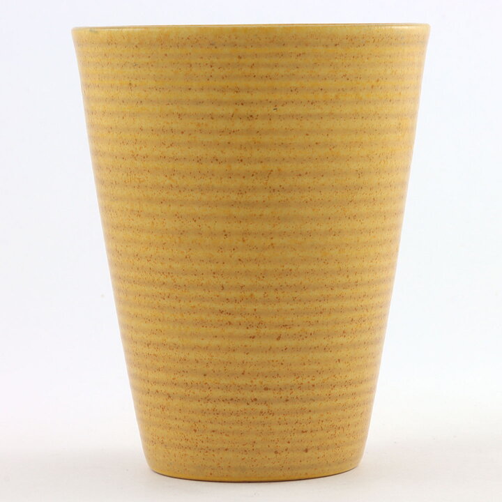 Triller Tobo (1950s) Unique Yellow Vase 12 cm