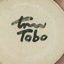 トリラー・トボ  一点もの  茶色のベース  (12cm)  1950年代