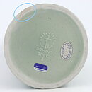 Stig Lindberg (Domino 1954) Green Cone Vase with Relief Decor 23 cm (Rare Color)