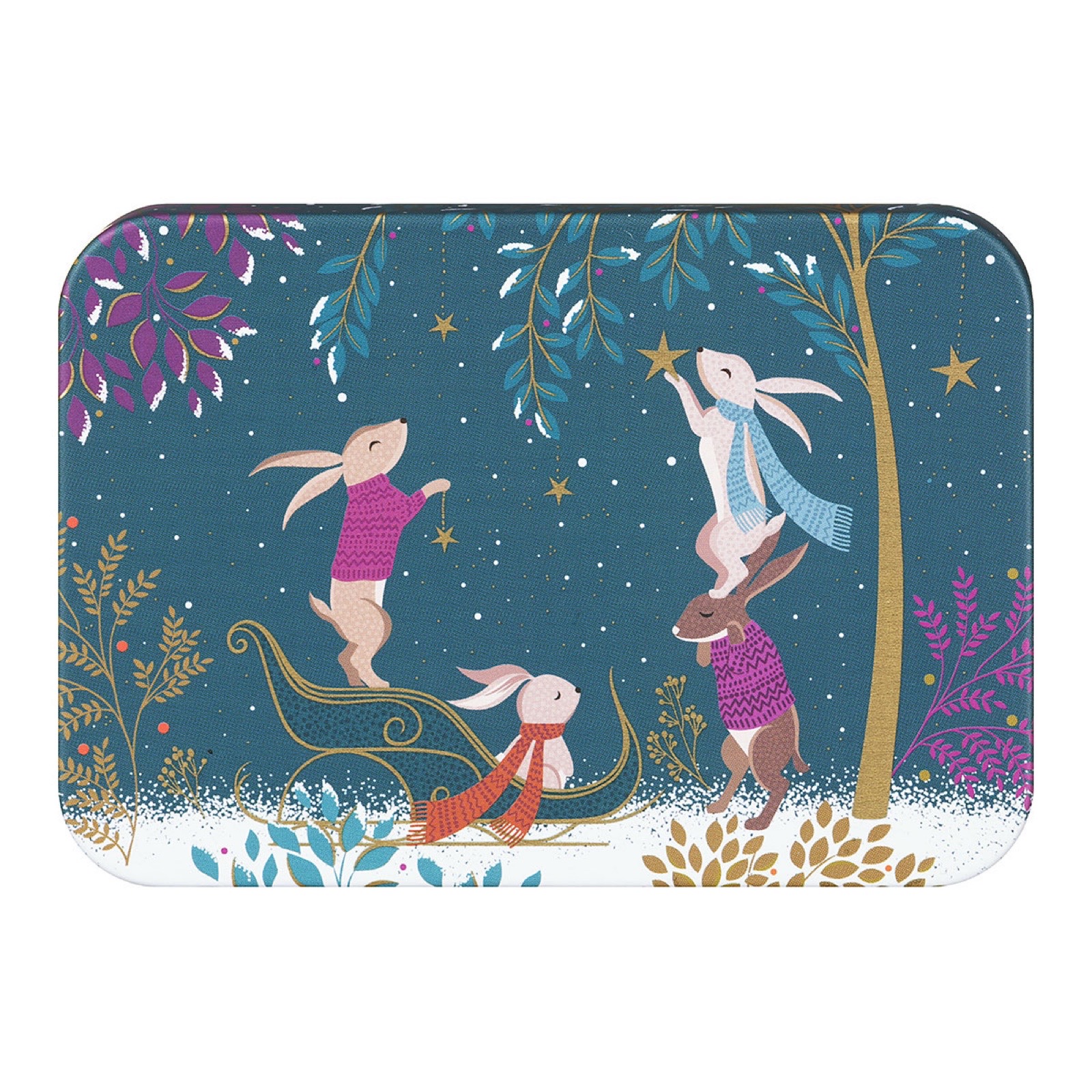 Liten Ask Sara Miller Christmas - 8-olika motiv att välja bland - 12