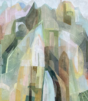 ”Paris, Longing for spring ”.  AKRYLTAVLA MÅLAD AV MARIA C BERNHARDSSON / MC
