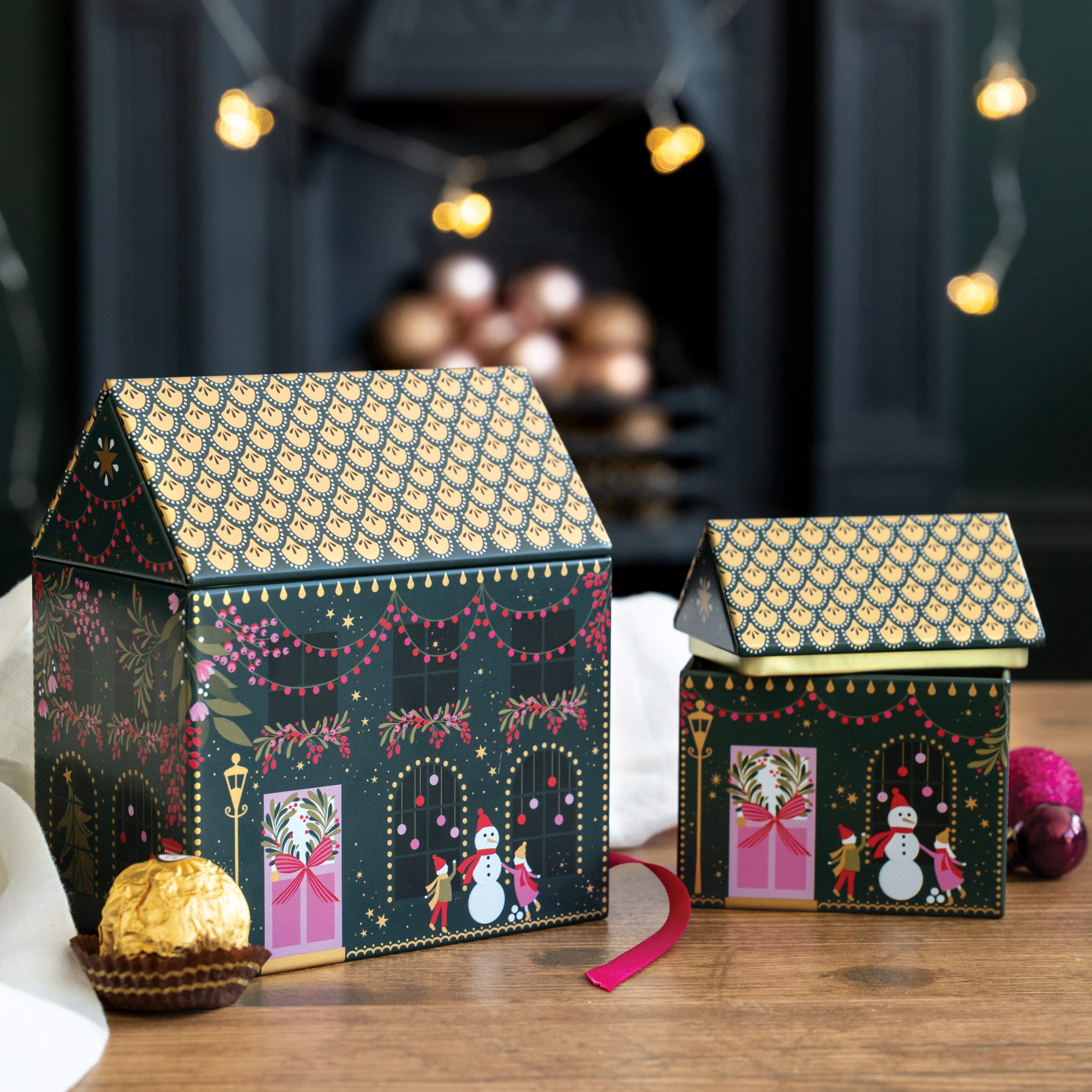 Plåtburk Hus Liten - Sara Miller Christmas - 7