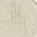 Lisa Larson (1960s) Unique Vase with Incised Abstract Decor 16 cm