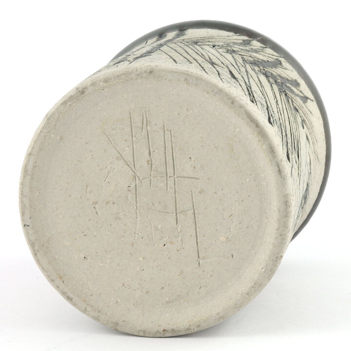 Lisa Larson (1960s) Unique Vase with Incised Abstract Decor 16 cm