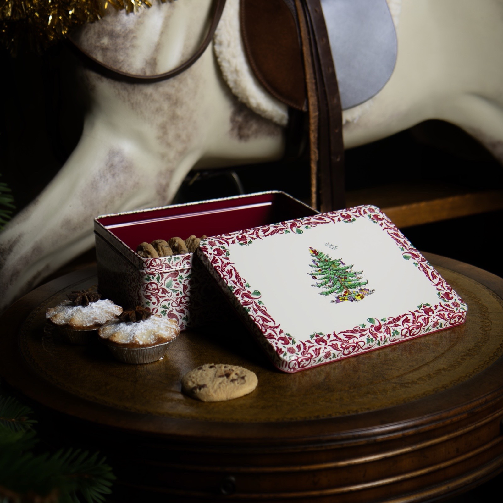 Skrin - Spode Platt Rektangulär Christmas Tree - 2