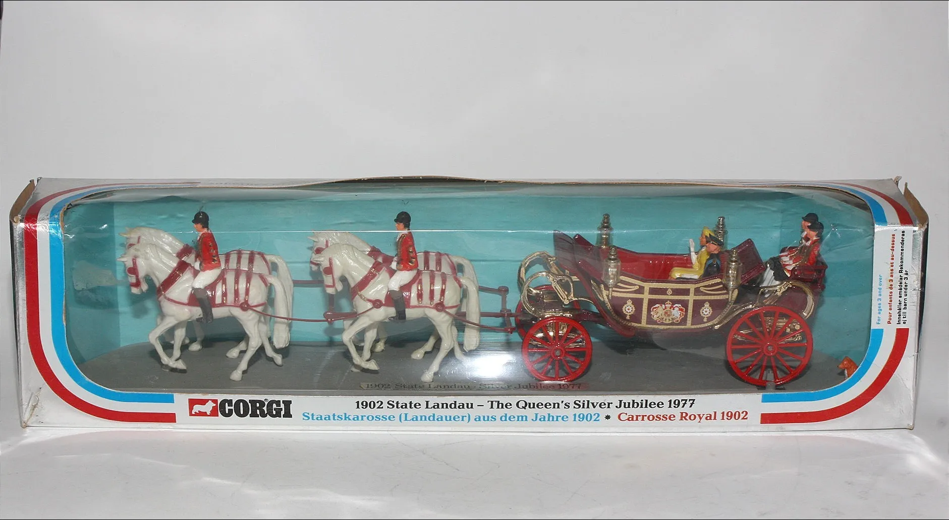 Corgi 41 Silver Jubilee State Landau,  Original Box   (  Saknas Hund )