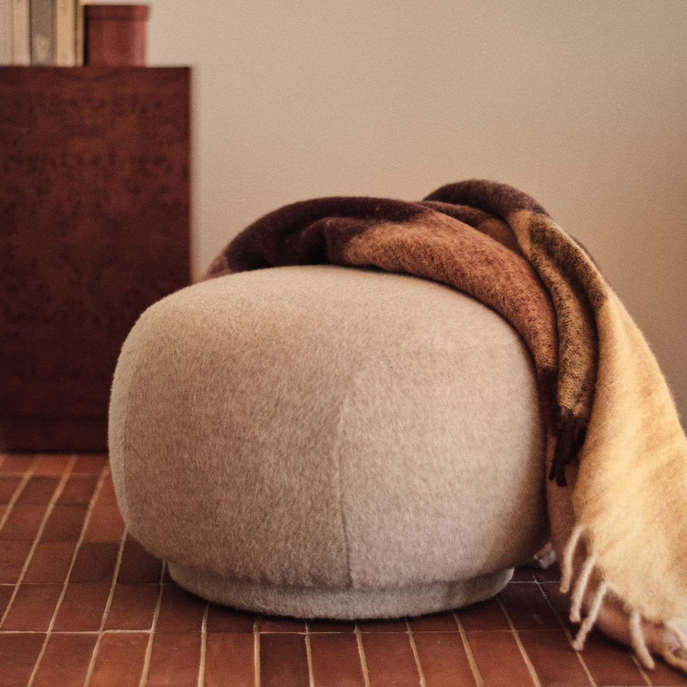 Rico Pouf Soft Alpaca Natural fra Ferm Living - 2