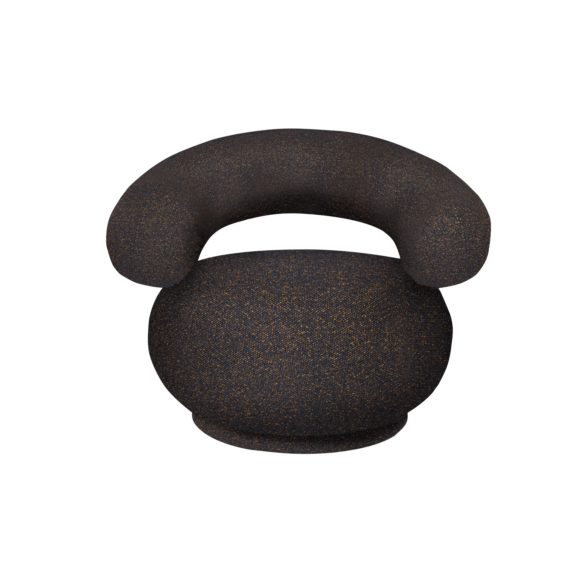 Orbo Lounge Chair Vanir svart/honning Ferm Living - 2