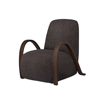 Buur Lounge Chair Vanir Black Honey Ferm Living