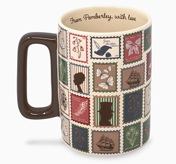 Steel Mill & Co UK : Jane Austen Stamps - Mugg
