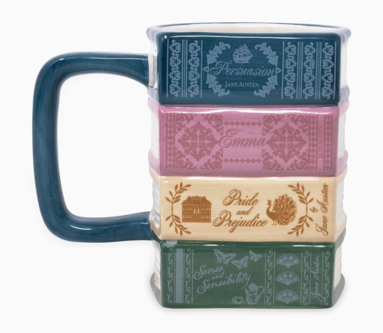 Steel Mill & Co UK : Jane Austen Stacked Books - Mugg