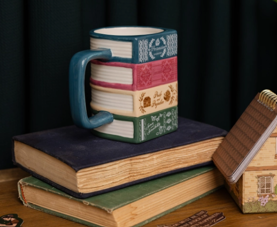 Steel Mill & Co UK : Jane Austen Stacked Books - Mugg - 4