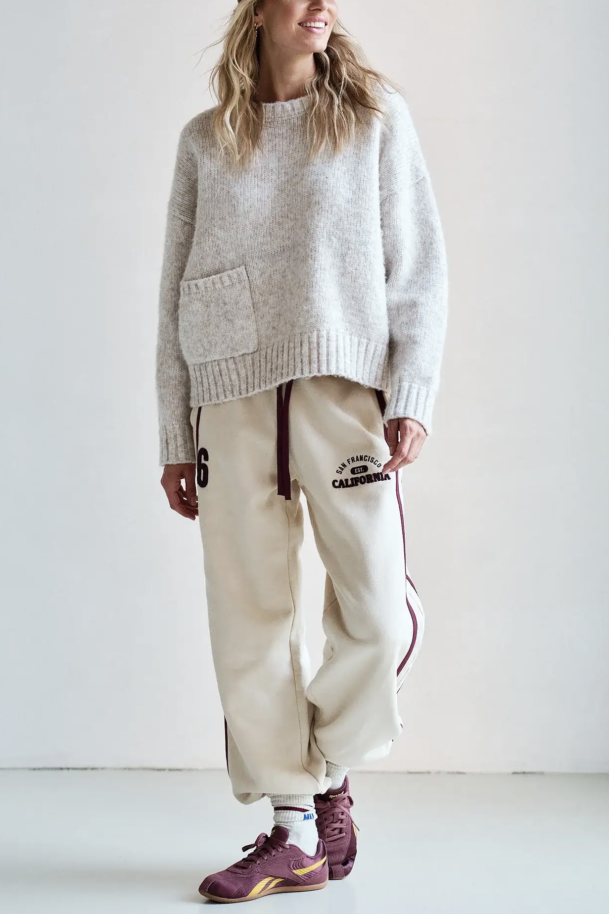 Penn & Ink NY -  Jumper Beige Melange - 5