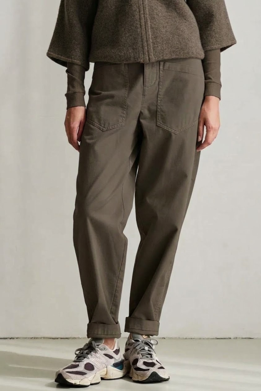 Penn & Ink NY -  Trousers  Tabac - 5