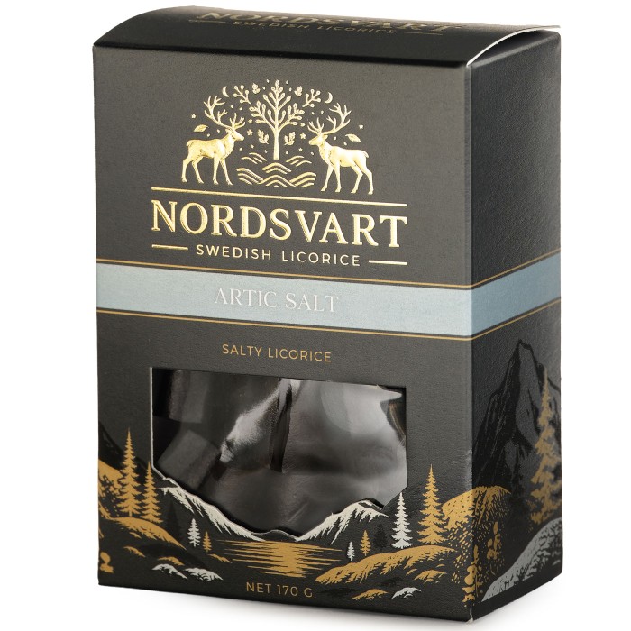 Nordsvart - Arctic Salt Salty Licorice