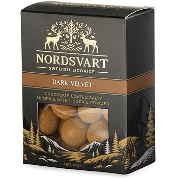 Nordsvart - Dark Velvet Chocolate Coated Salty Licorice