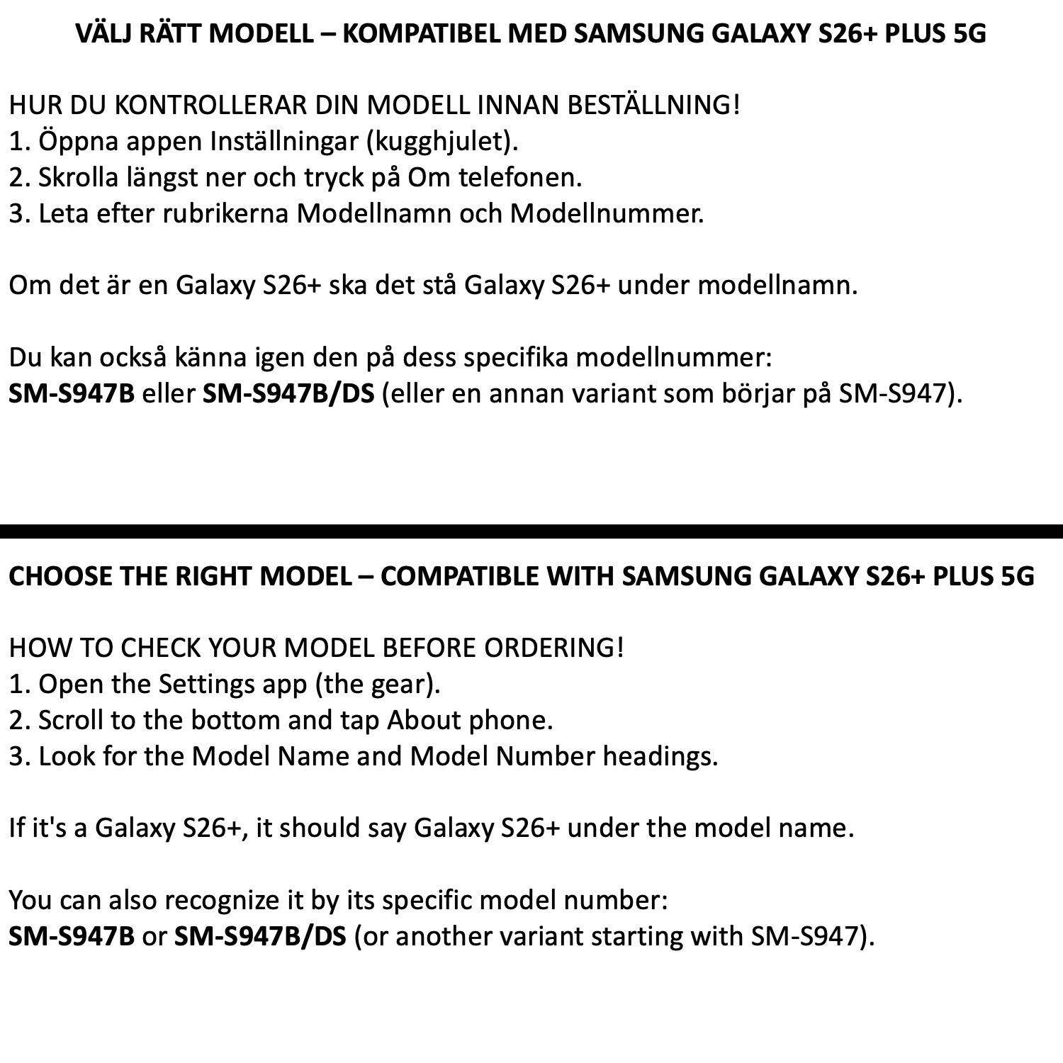 Skal för Samsung Galaxy S26+ mobilskal korthållare slot - 2