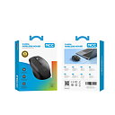 Wireless Mouse M12 With Adjustable  DPI And Metal Roller
