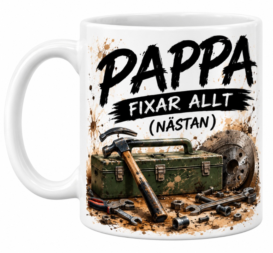 Pappamugg - Pappa fixar allt (nästan) - 2