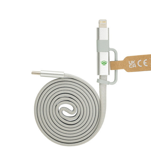 Arc RCS recycled Ultra-thin 60W 2 in 1 magnetic cable