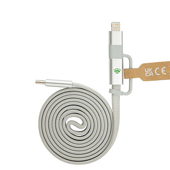 Arc RCS recycled Ultra-thin 60W 2 in 1 magnetic cable