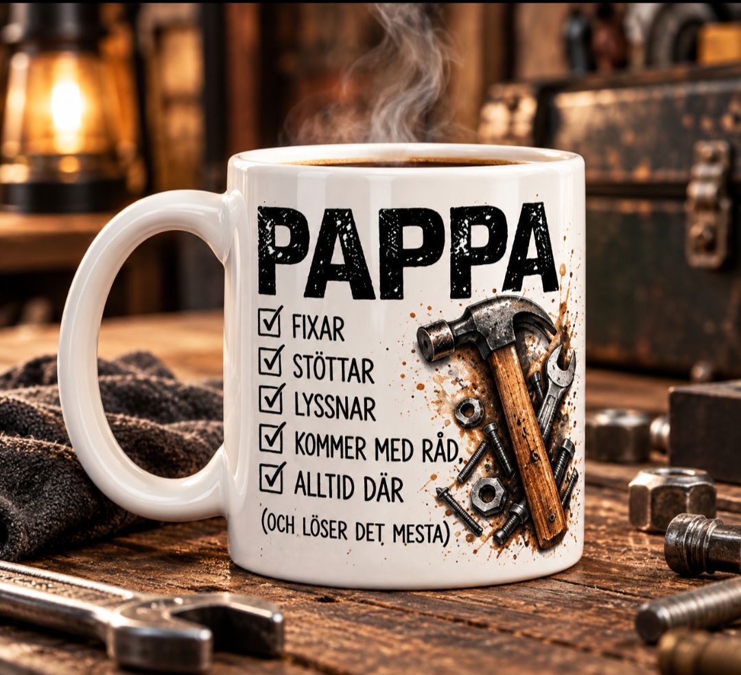 Pappamugg - Pappa-fixar-allt.
