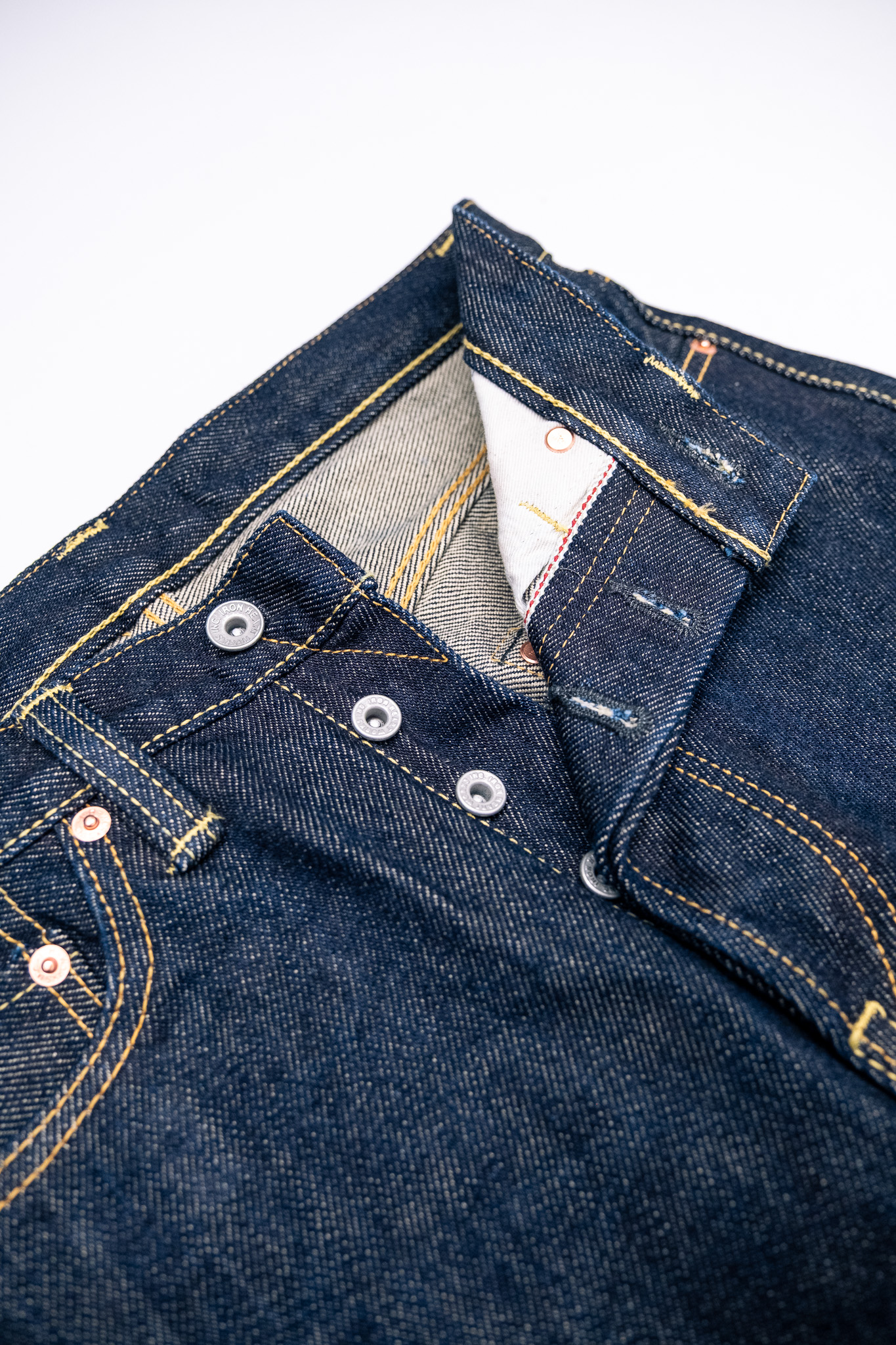 Iron Heart - IH-888S 21oz Selvedge Denim Tapered Cut Jeans Indigo - 6