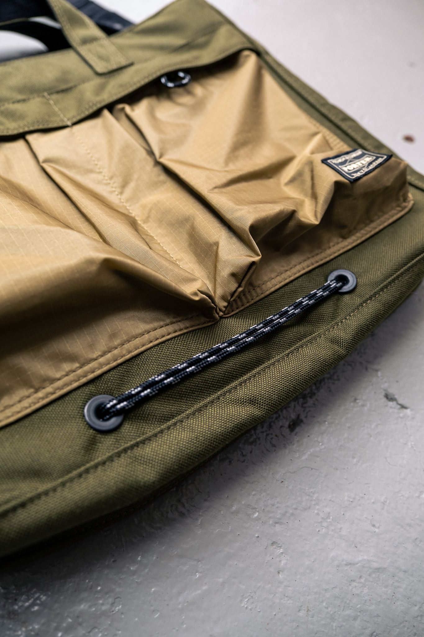 Porter Yoshida & Co - New Hype 2Way Tote Bag Khaki/Sand - 4