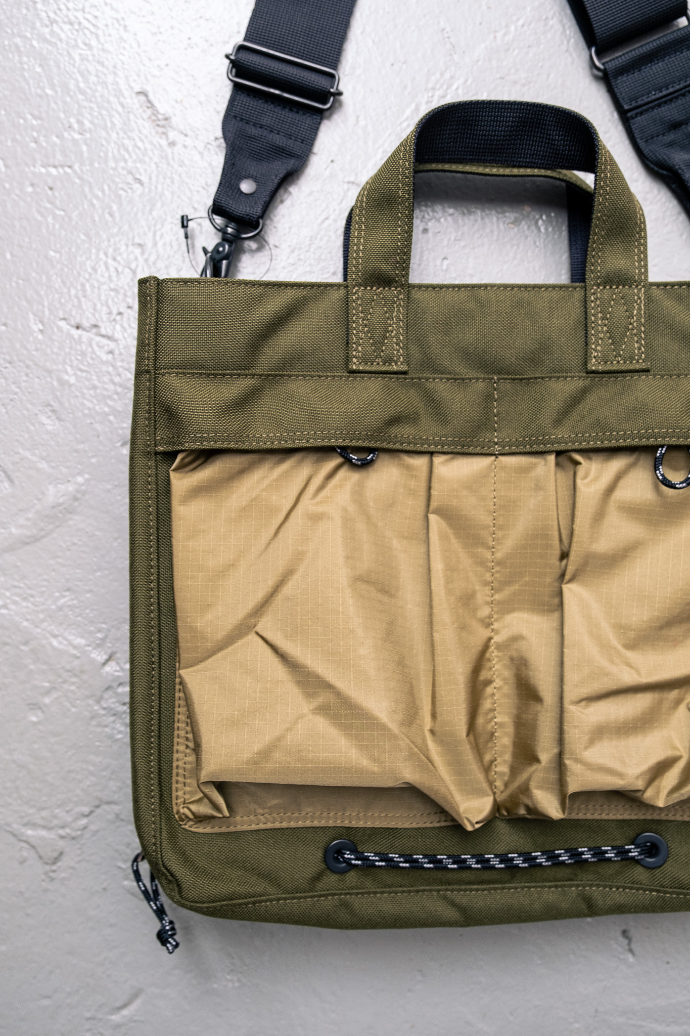 Porter Yoshida & Co - New Hype 2Way Tote Bag Khaki/Sand - 5