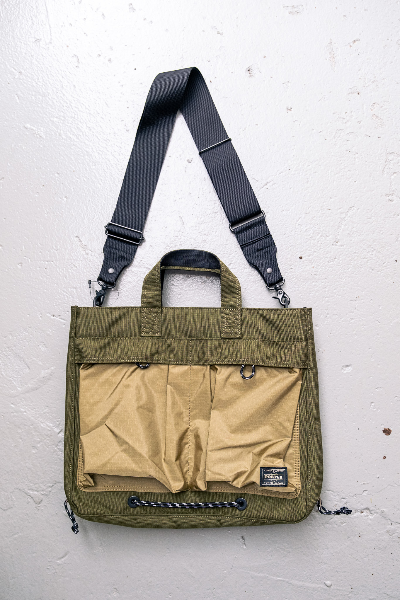 Porter Yoshida & Co - New Hype 2Way Tote Bag Khaki/Sand - 2