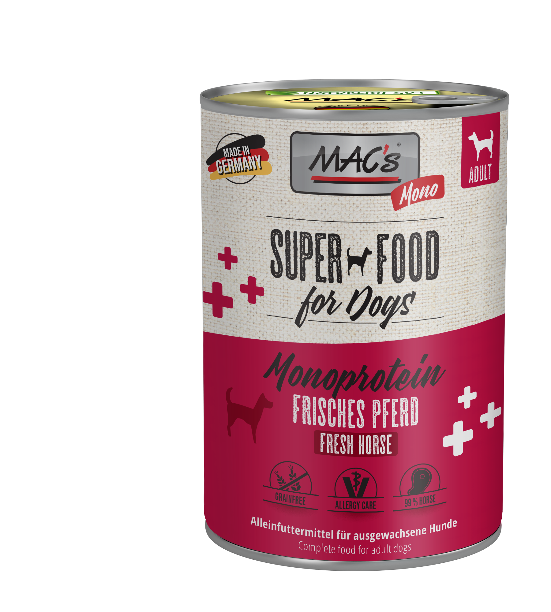 MAC's - Mono Sensitive Häst 6 x 400 gram