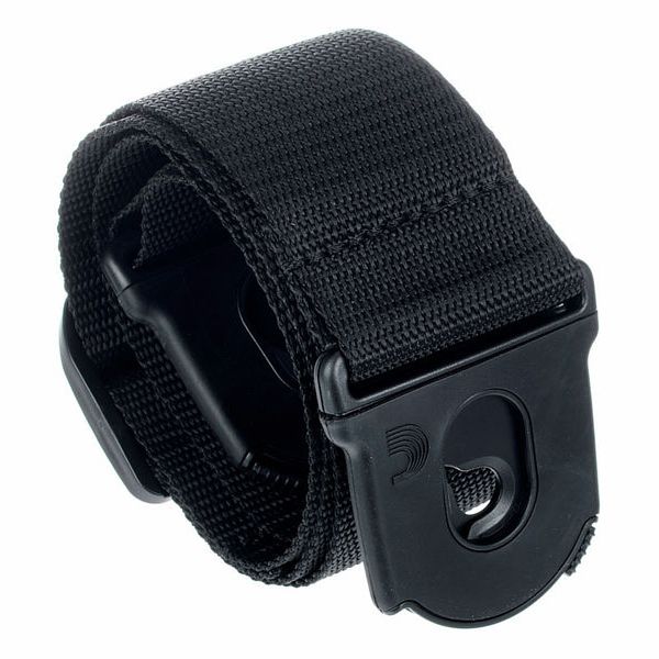 D'Addario PWSPL200 Planet Lock Kitarahihna (Musta) - 2